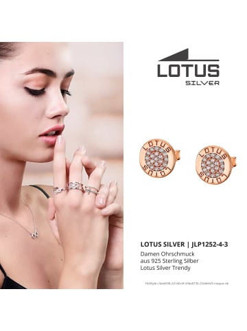 LOTUS silver Circle Ohrringe 925 Sterling Silber Ohrstecker