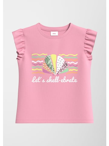 s.Oliver T-Shirt kurzarm in Pink