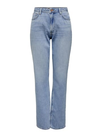 ONLY Straight-Jeans in Light Blue Denim