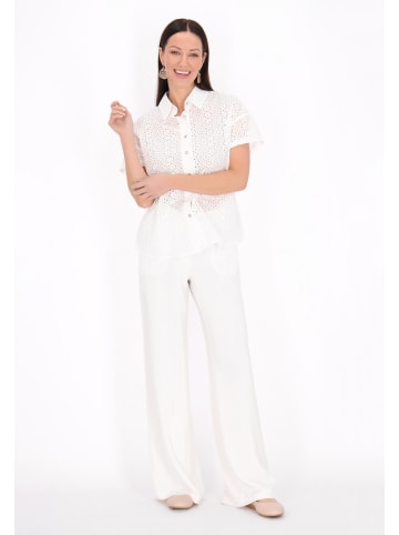 Usha Women Shirt in white