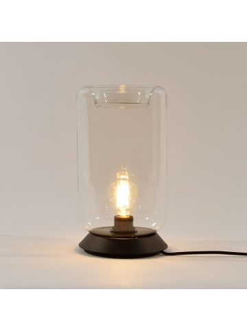 s.LUCE Tischleuchte Cruet E27 Up & Low Glas mit Schalter in Klar