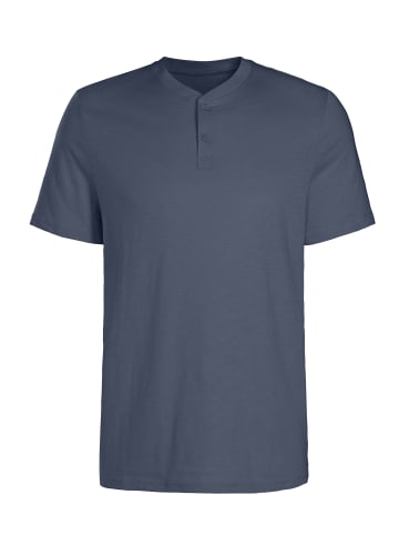 H.I.S Henleyshirt in khaki / blau