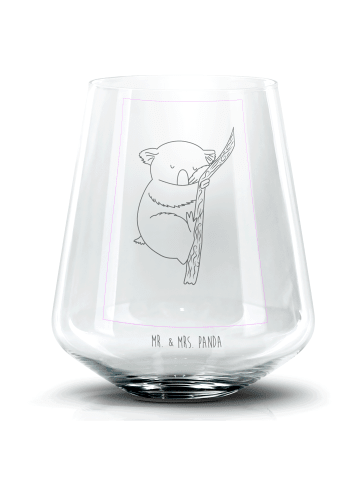 Mr. & Mrs. Panda Glas Koalabär ohne Spruch in Transparent