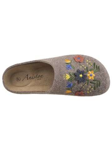Aniston SHOES Clog in taupe bunt