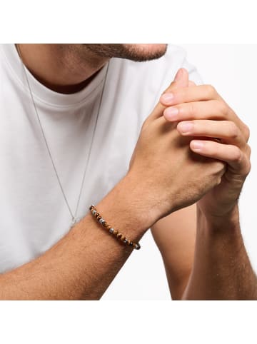 Thomas Sabo Armband Tigerauge in silber, braun