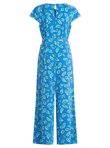 Betty Barclay Jumpsuit mit Eingrifftaschen in Blau/Grün