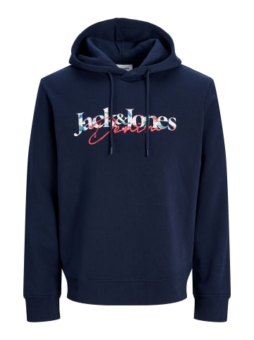 JACK & JONES PLUS Kapuzenpullover in Navy Blazer
