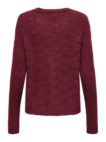 ONLY Strickpullover in Cabernet