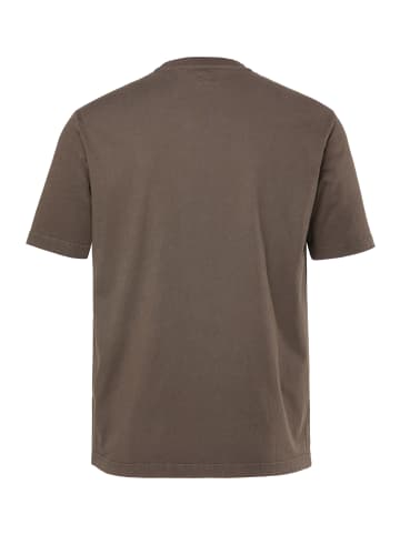 JP1880 Kurzarm T-Shirt in dunkelbraun