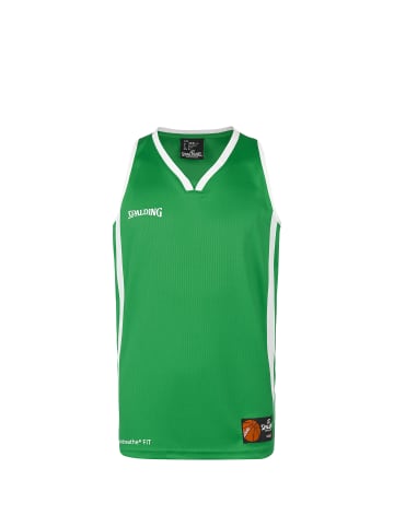 Spalding Tanktop Jam in grün / weiß