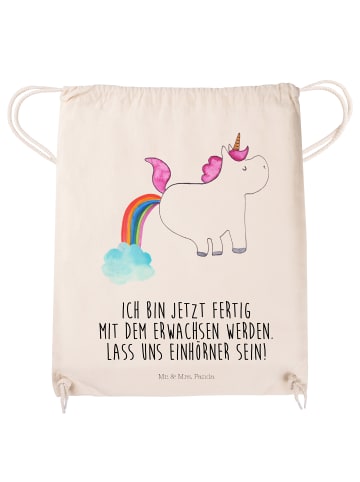 Mr. & Mrs. Panda Beutel Einhorn Pupsen mit Spruch in Creme