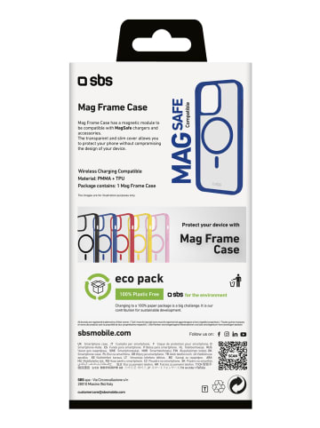 Apple SBS TEMAGCOL1661PB, Cover, Apple, iPhone 16 Pro, 16 cm (6.3"), Blau, Transparent