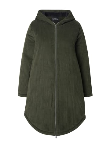 Ulla Popken Mantel in sumpfgrün