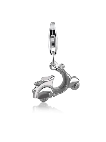 Nenalina Charm 925 Sterling Silber Motorrad in Silber