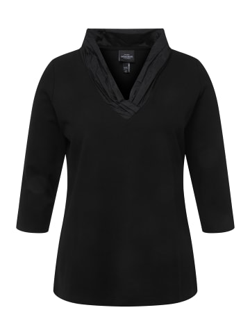 Ulla Popken Sweatshirt in schwarz