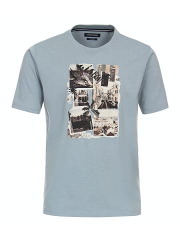 CASAMODA Rundhals T-Shirt für Herren in blau
