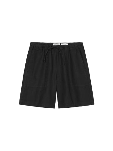 Marc O'Polo Shorts straight in Schwarz