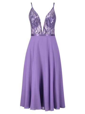 Vera Mont Cocktailkleid im Glitzer-Look in Soft Violet