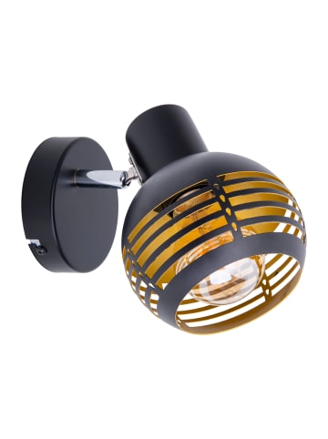 näve Spot "CASCO" in schwarz-gold - (L)23 cm x (B)12 cm x (H)14 cm