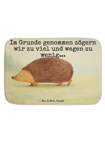 Mr. & Mrs. Panda duschmatten Igel Herzen Design mit Spruch in Weiß