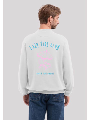 F4NT4STIC Sweatshirt Knut und Jan Scribble Logo in off-white
