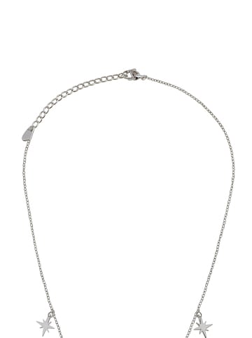 ANELY Halskette Sterne Edelstahl 40 cm in Silber