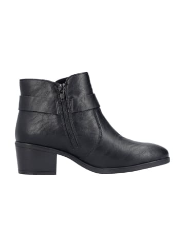 rieker Komfort Stiefeletten in Schwarz