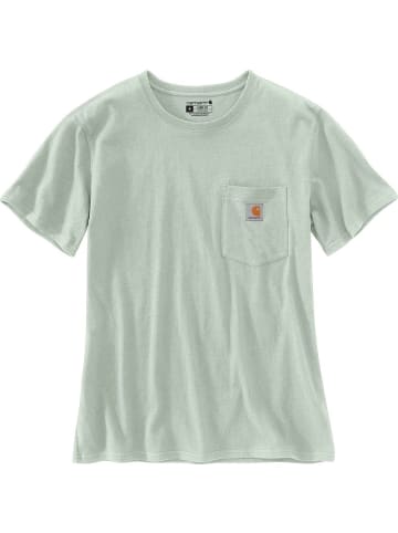 CARHARTT  Shirt "Iconic WK87 Pocket T-Shirt" in Grün