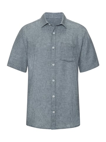 John Devin Leinenhemd in navy