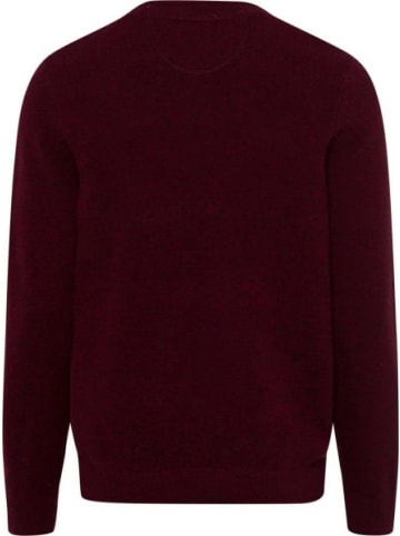 BRAX Rundhalspullover für Herren in braun