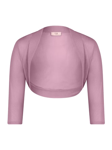 Vera Mont Bolero-Jacke im Glitzer-Look in Mauve/Silver