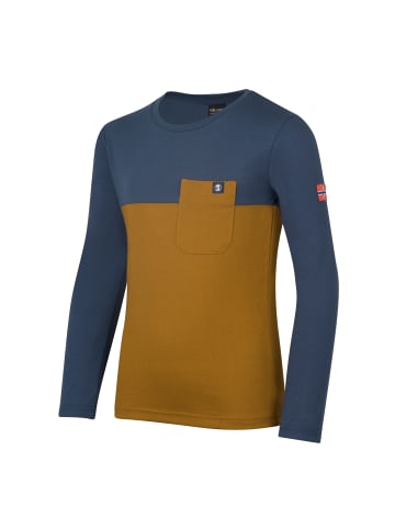 Trollkids Longsleeve Bergen in bronze/blue