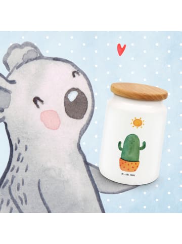 Mr. & Mrs. Panda Keksdose Kaktus Sonne ohne Spruch in Weiß