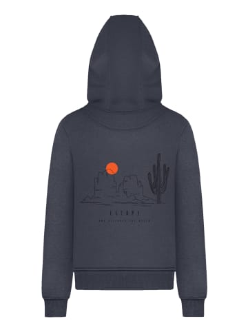 F4NT4STIC Hoodie Escape Discover the World Savannah in marineblau