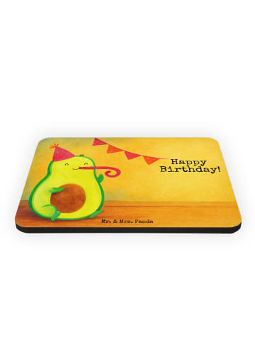 Mr. & Mrs. Panda Kühlschrankmagnet Avocado Geburtstag Design mit... in Weiß