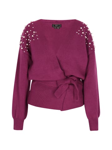 faina Damen Cardigan in Pflaume