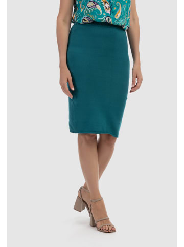 Albee Women Strick Midirock in Petrol