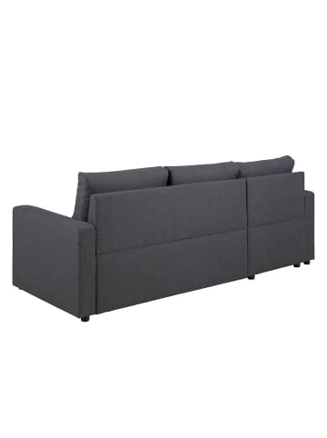 ebuy24 Schlafsofa Sander Dunkelgrau 218 x 155 cm