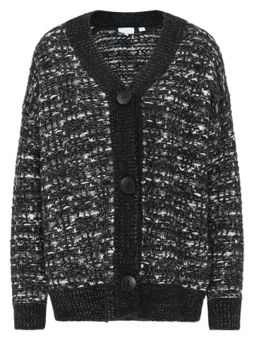 usha BLUE LABEL Strickjacke in Schwarz Grau