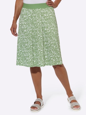 WITT WEIDEN Jersey-Rock in eucalyptus + eucalyptus-weiß-bedruckt