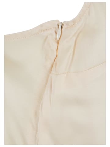 Urban Classics Urban Classics Damen Ladies Viscose Satin Slip Dress in whitesand