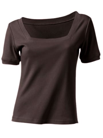 Heine Carré-Shirt in schokobraun