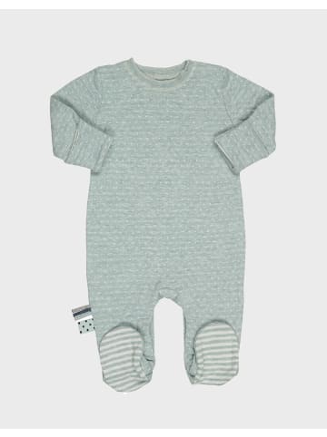 OrganicEra Baby Schlafstrampler in Aqua Melange