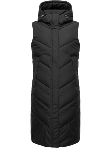 ragwear Steppweste Suminka Vest in Black