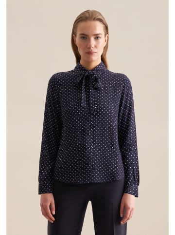 Seidensticker Ausgestellte Bluse Regular in Dunkelblau