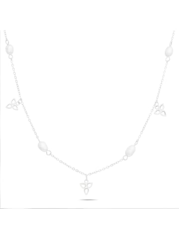 Tamaris Halsschmuck Pearl Flower in silber