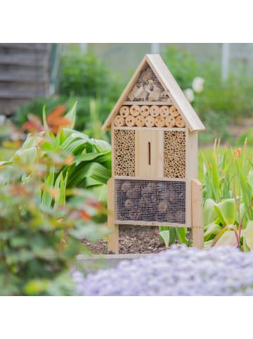 relaxdays Insektenhotel in Natur - (B)37 x (H)60,5 x(T)9 cm