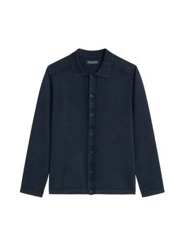 Marc O'Polo Strick-Shirt regular in Dark Navy
