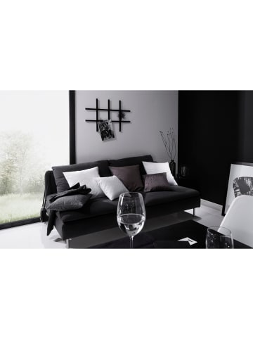 Erwin Müller Jacquard, Baumwollmischung Kissenhülle Oberhausen in anthrazit