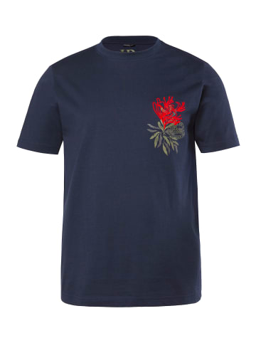 JP1880 Kurzarm T-Shirt in navy blau